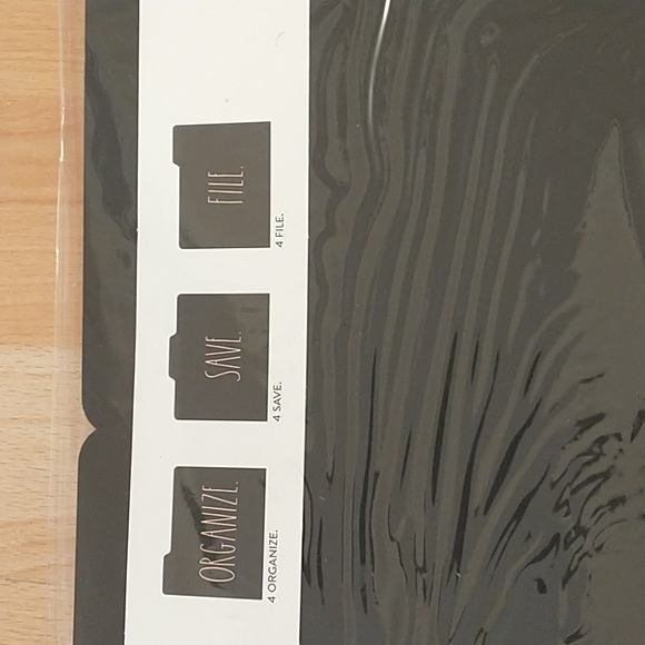 NWT Rae Dunn file folders - Picture 2 of 2
